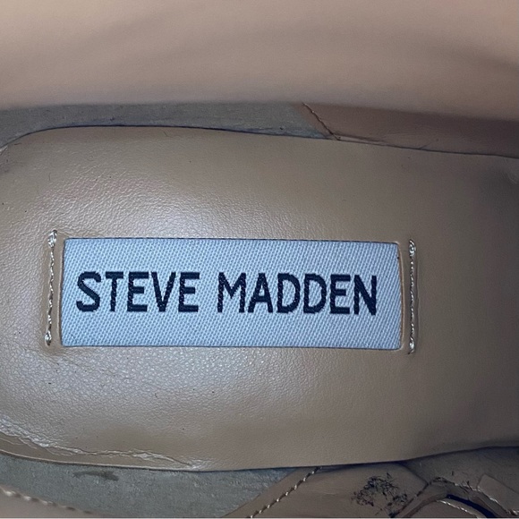 Steve Madden Womens Shoes Jozie Boots Sz 7.5 Leather Fur Heeled Leopard Chic - Picture 8 of 11